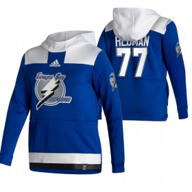 Tampa Bay Lightning Victor Hedman 77 2020-21 Reverse Retro Hoodie Sawyer - Mannen